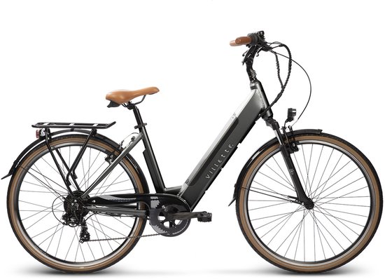Villette L' Amant Eco Bg 10.4Ah 7sp 28 inch Dark Grey van Villette