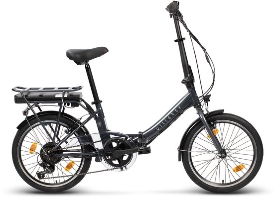 Villette l' Escapade vouw-ebike dark grey van Merkloos