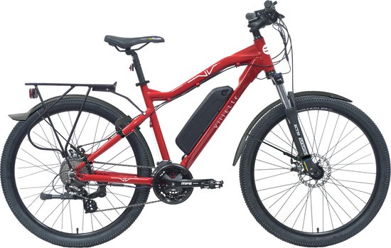 Villette le Chamois e-SUV 13Ah 24sp 27.5 inch rood van Villette