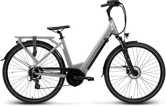 Villette le Midi elektrische fiets middenmotor 13Ah celtic grey van Merkloos
