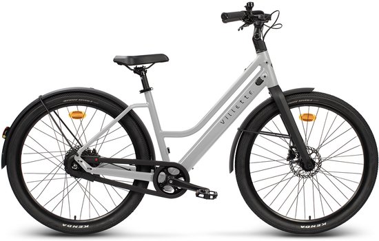 Villette Le Mouvement GL elektrische stadsfiets automaat 10 Ah wit van Villette