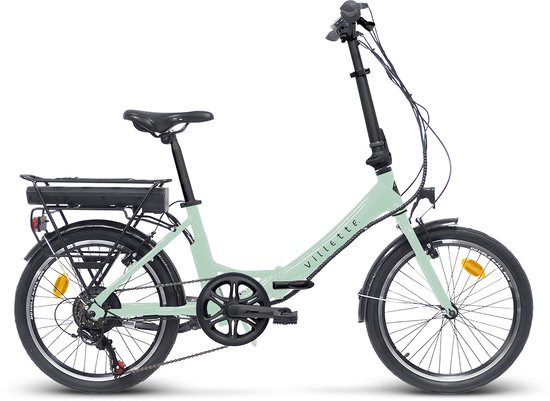 Villette le Pliage vouwfiets e-bike 10.4 Mint Green van Villette