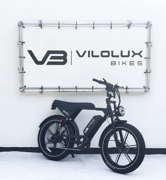 Vilolux® Fatbike C80 Pro 24 inch - Legaal - Rijklaar geleverd - NFC vergrendeling - Niet opvoerbare fatbikes - 2 Jaar garantie - Hydraulische remmen - Alarm - Zwart van Merkloos