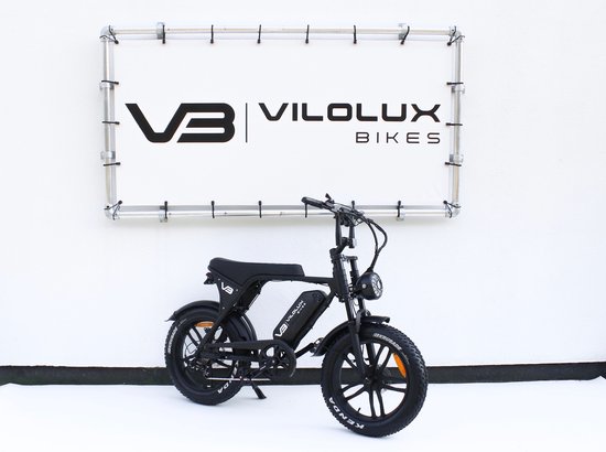 Vilolux® Fatbike electrisch - V8 - C80 - 2025 Model 4.0 - Legaal - Rijklaar geleverd - Niet opvoerbare fatbike - 2 Jaar garantie - Hydraulische remmen - Alarm - Full Color LCD Display - Zwart van Vilolux