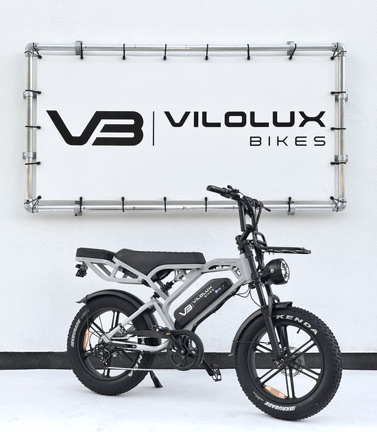 Vilolux Fatbike V20 Pro 2026 model - elektrisch - hydraulische remmen - legaal van Merkloos