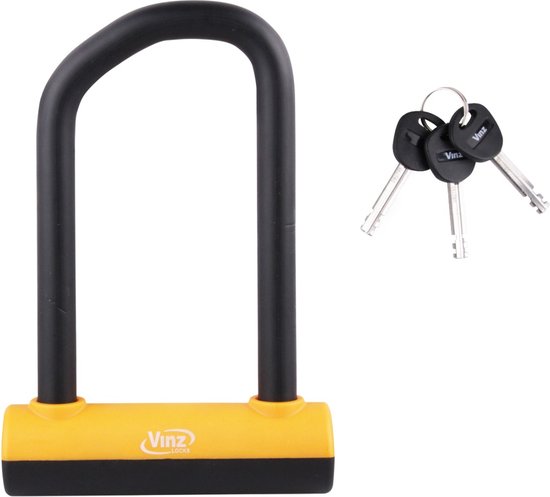 VINZ Adams ART 2 Beugelslot / Fietsslot - 20cm van VINZ