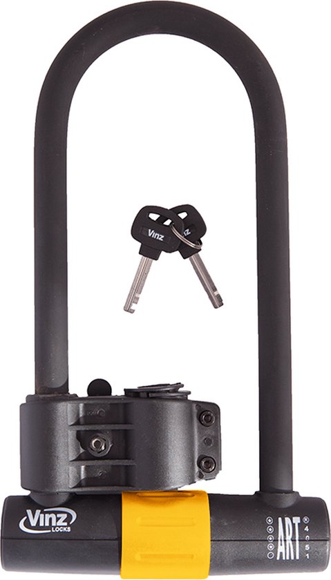 VINZ Ararat Beugelslot / Fietsslot / Motorslot / Scooterslot ART 4 - 32 cm van VINZ