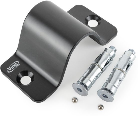 VINZ Atlas Muuranker - Zwart van VINZ