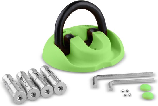 VINZ Everest Muuranker ART 4 / Wandanker / Vloeranker / Wandhaak / Muurhaak / Muurbeugel - Groen van VINZ