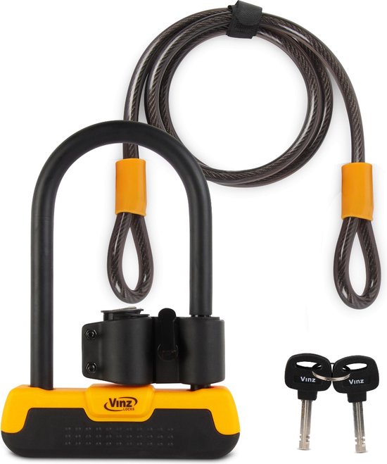 VINZ Maipo Beugelslot + Kabel - 150cm van VINZ