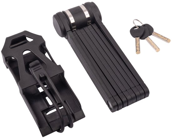 VINZ Mera ART2 Vouwslot 120 cm - 3 sleutels - Extra Lengte - Fietsslot - E-bike slot Elektrische Fiets - Fatbike slot van Merkloos