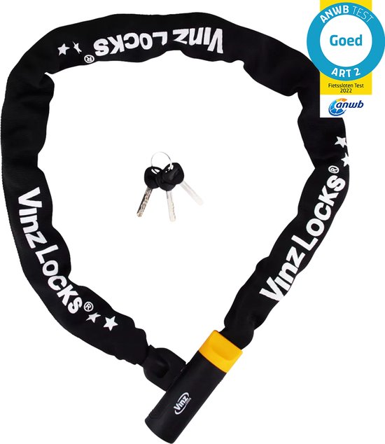 VINZ Salado ART2 Fietsslot- 150cm (4/5 ANWB slotentest) van VINZ