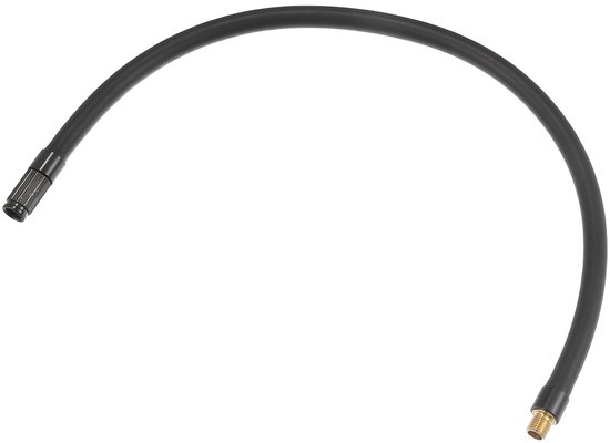 Virtubuy - Air Hose Extension - Inflator - Flexibele Slang - Zwart - Luchtpomp Accessoire - Geschikt voor Auto's, Fietsen en Motoren