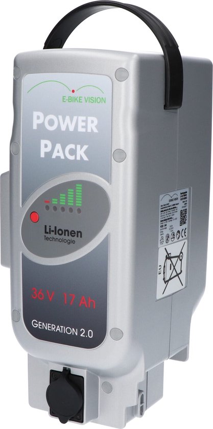 Vision 17 Ah - 36 Volt Fietsaccu voor Panasonic motor van Vision