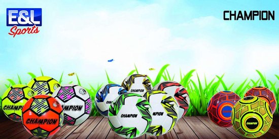 Voetbal Champion - Verschillende Prints - 320 gram - maat 5