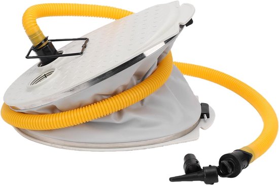 Voetluchtpomp - Handpomp Opblaasbaar - Waterrecreatie - Dual Action Pomp - 1.5 meter slang - Zwart