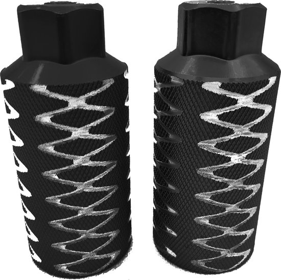 Voetrusten Pegs Bmx Freestyle 110 Mm Alumunium Zwart 2 Stuks van XLC