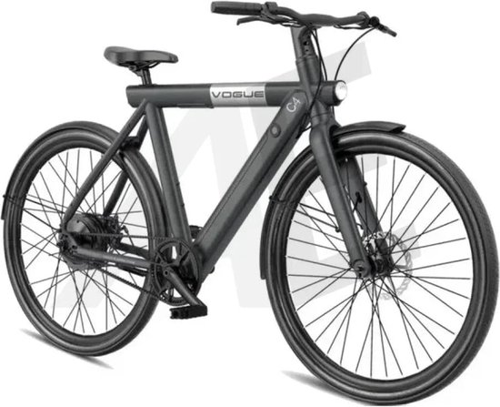 Vogue C4 Elektrische fiets 7SP Belt 36V 12,8Ah E-bike - Stealth Black van Vogue