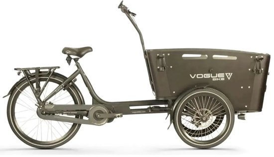 Vogue Carry 3 Bafang Max - Elektrische Bakfiets - 20 inch - 250W motor - Actieradius tot 80 km - 8 versnellingen - Hydraulische schijfremmen - Zwart