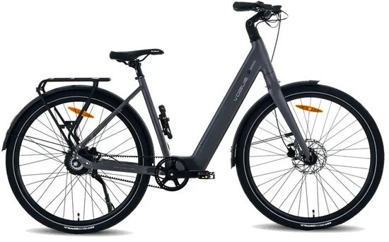VOGUE Motion - Elektrische Fiets - 28 inch - 250W motor - Actieradius tot 90 km - Automatische 2 versnellingen - 360Wh accu - Lage instap - Matt Black