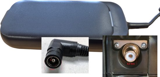 Vogue / Troy Acculader - Elektrische fietsoplader - 42V - 2A - 1 Polig - Voor 36V E-bikes RCA Tulp van Vogue