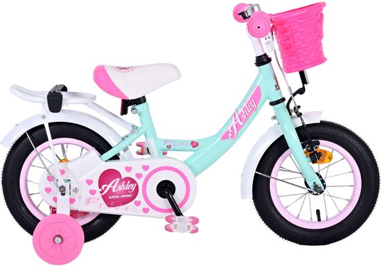 Volare Ashley Kinderfiets - Meisjes - 12 inch - Groen van Volare