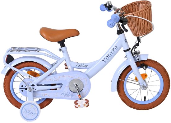 Volare Ashley Kinderfiets - Meisjes - 12 inch - Pastel Blauw van Merkloos