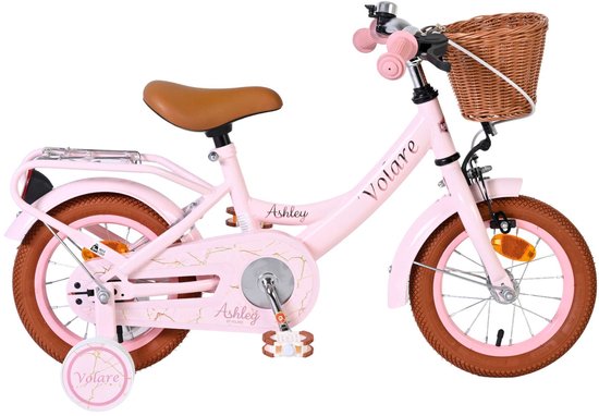 Volare Ashley Kinderfiets - Meisjes - 12 inch - Roze van Volare
