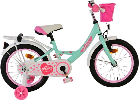 Volare Ashley Kinderfiets - Meisjes - 16 inch - Groen van Volare