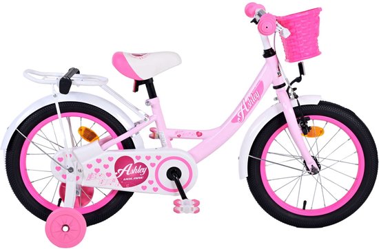 Volare Ashley Kinderfiets - Meisjes - 16 inch - Roze van Volare