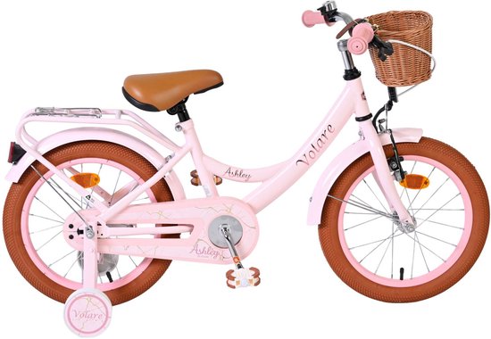 Volare Ashley Kinderfiets - Meisjes - 16 inch - Roze van Volare