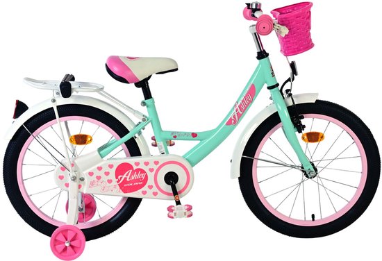 Volare Ashley Kinderfiets - Meisjes - 18 inch - Groen van Volare