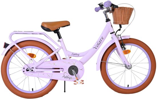 Volare Ashley Kinderfiets - Meisjes - 18 inch - Lila van Volare