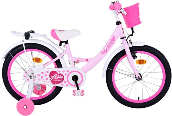 Volare Ashley Kinderfiets - Meisjes - 18 inch - Roze van Volare