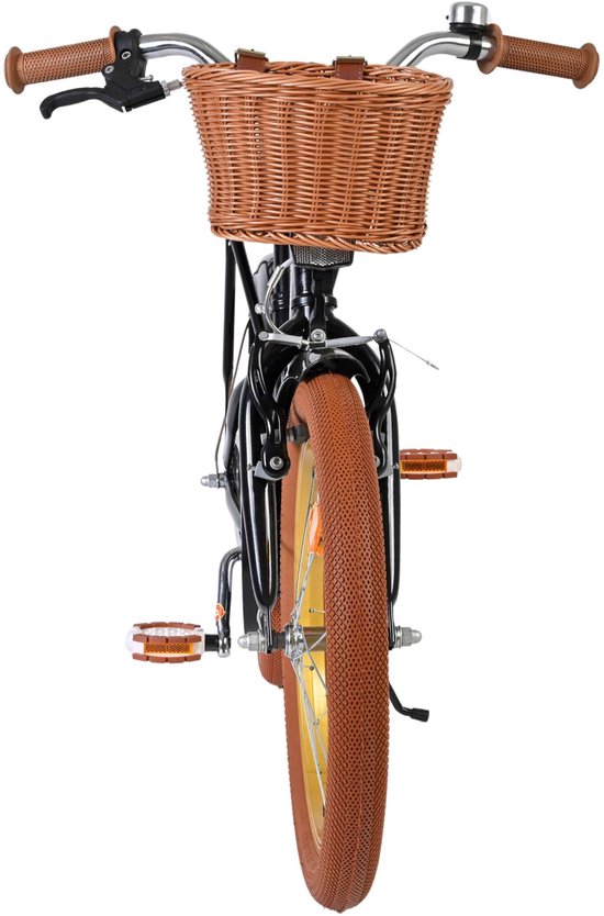 Volare Ashley Kinderfiets - Meisjes - 18 inch - Zwart van Volare