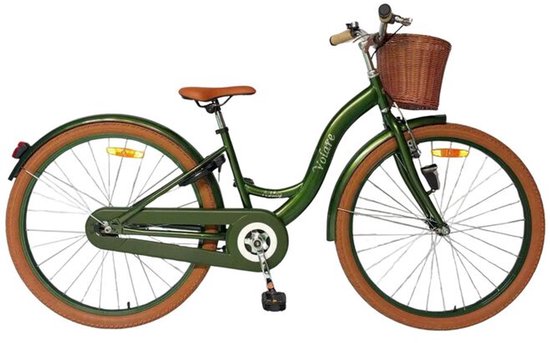 Volare Ashley Kinderfiets - Meisjes - 24 inch - Groen - Nexus 3