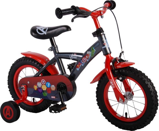 Volare Avengers - Fiets - Jongens - Zilver - 12 Inch