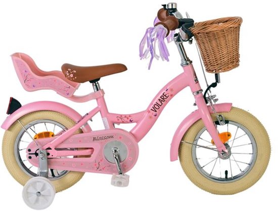 Volare Blossom Kinderfiets - Meisjes - 12 inch - Roze van Volare