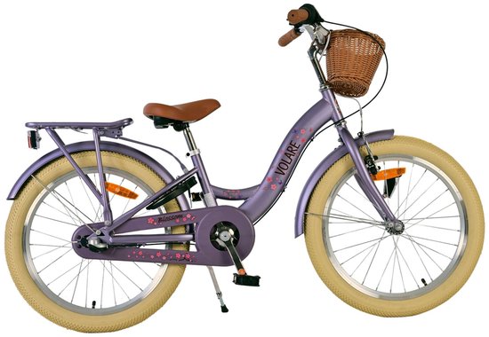 Volare Blossom Kinderfiets - Meisjes - 20 inch - Paars - Shimano Nexus 3