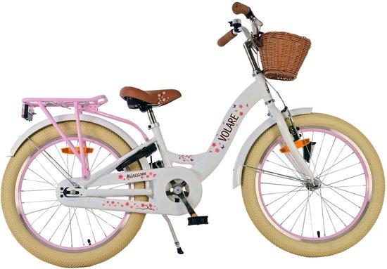 Volare Blossom Kinderfiets - Meisjes - 20 inch - Wit van Volare