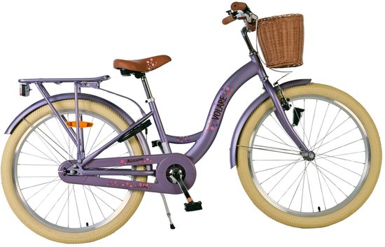 Volare Blossom Kinderfiets - Meisjes - 24 inch - Paars van Volare