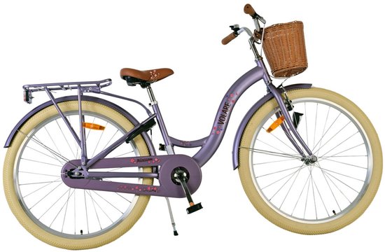 Volare Blossom Kinderfiets - Meisjes - 26 inch - Paars