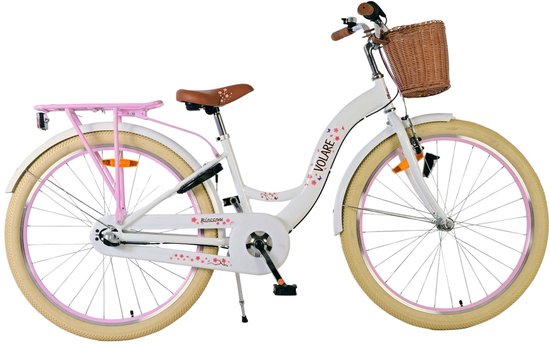 Volare Blossom Kinderfiets - Meisjes - 26 inch - Wit - Nexus 3 versnellingen van Volare