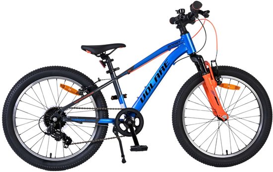 Volare Boost Kinderfiets - 20 inch - Blauw/Grijs - 7 Speed