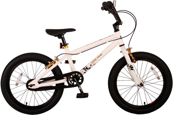 Volare Cool Rider Kinderfiets - Jongens - 18 inch - Wit - 95% afgemonteerd - Prime Collection van Volare