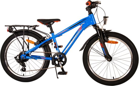 Volare Cross Kinderfiets - Jongens - 20 inch - Blauw - 6 versnellingen van Volare
