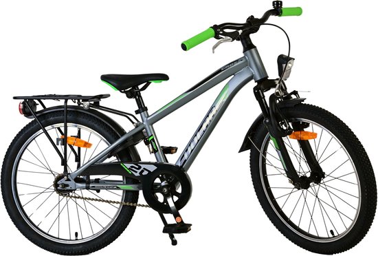 Volare Cross Kinderfiets - Jongens - 20 inch - donker Grijs van Volare