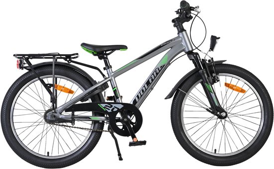 Volare Cross Kinderfiets - Jongens - 20 inch - Grijs - 3 versnellingen van Merkloos