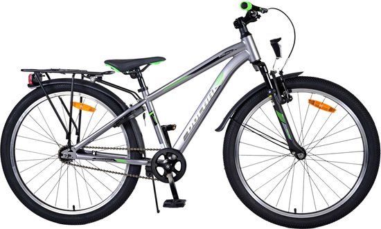 Volare Cross Kinderfiets - Jongens - 24 inch - donker Grijs van Volare