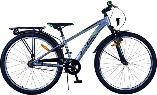 Volare Cross Kinderfiets - Jongens - 26 inch - donker Grijs - 3 Versnellingen van Volare